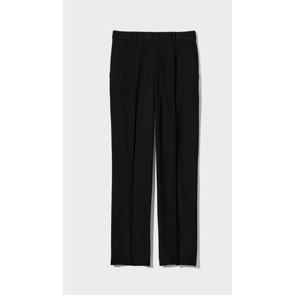Uniqlo Black Smart Ankle Brushed Trouser Pants, XS (Waist 26-28) - Picture 1 of 10